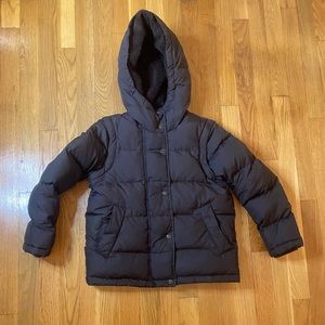 J. Crew Crewcuts Brown Convertible Puffer Jacket